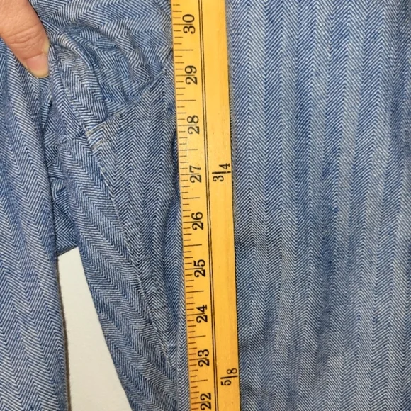 VINTAGE WEARGUARD COVERALLS BLUE COTTON HERRINGBONE DENIM WORKWEAR 46L - Picture 9 of 12